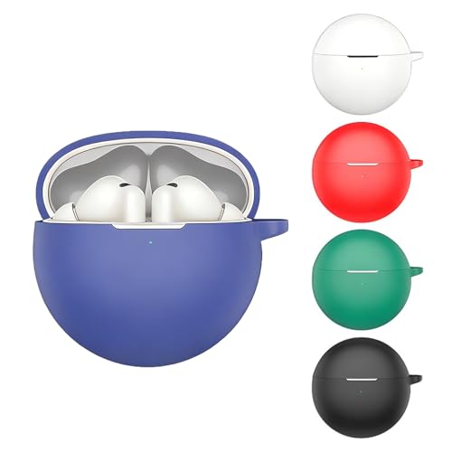 Durability Silicone Protective Cover for Wireless Earbuds Pouches AntiScratch Lightweight Case Easy - color: Green