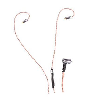 Multifunctional DIY Headset Cable with Microphone Soft Durable Replacement Wire for Gaming and Audio Compatible with Mmcx Earphones and Headsets