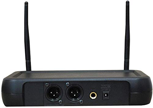 Audio 2000S XLR Wireless Microphone System with Body-Pack, Lavalier, and Receiver