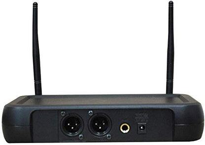 Audio 2000S XLR Wireless Microphone System with Body-Pack, Lavalier, and Receiver