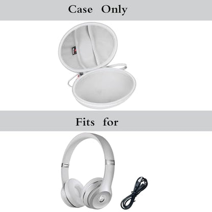 Headphone Case Fits for Beats Studio Pro/Solo 4 / Solo 3 / Studio 3 / for TOZO HA1/ for TOZO HT2 On-Ear Bluetooth Headphones, Case Only (Grey) - color: Grey