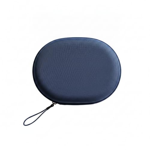 Hard Shell Headphone Case for Over-Ear Models, Protective EVA Travel Storage Bag with Mesh Pocket for Cables - size: 8.27 x 7.28 x 1.97 in