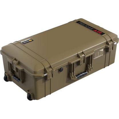 Pelican Air 1615 Multi-Purpose Hard Case no Foam (Empty Case) for Camera, Drone, Equipment, Gear, Electronics, Overlanding, Camping, Travel and Pistol (OCP Tan) - color: OCP Tan, size: No Foam (Empty Case)