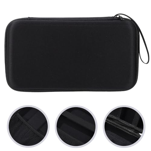 Luxshiny Black Dual Microphone Carrying Case with Receiver Slots