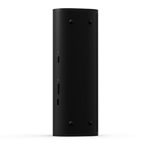 Sonos Roam 2 - 블랙 - 휴대용 방수 블루투스 스피커 - color: 블랙.