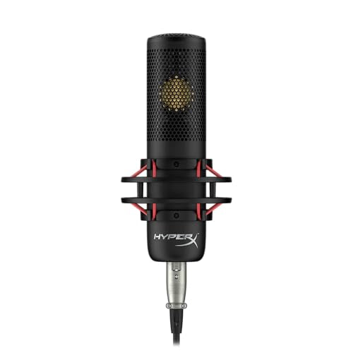 HyperX ProCast Microphone – Large Diaphragm Condenser Mic, XLR Connection