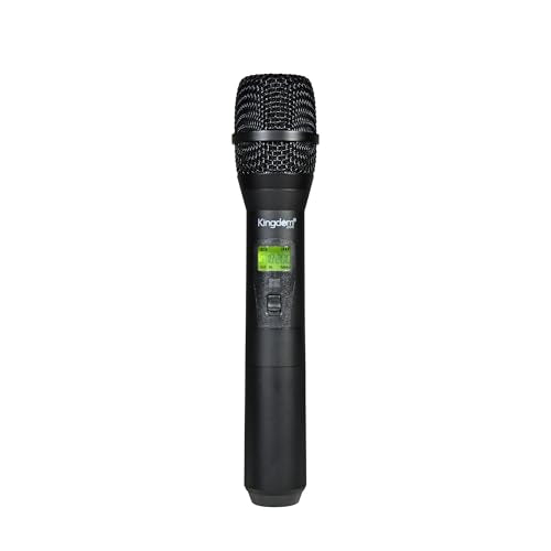 Kingdom SYSV52 1000 Channel UHF 4 Handheld V5 Wireless Microphone System with Individual Volume Control and is Designed for Operation Within 200 Feet of The Receiver - style: 4 Handheld Mic