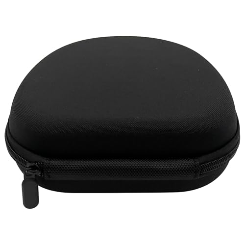 Headphone Case, Black Headset Hard Shell Case, Universal Headphone Storage Protective Bag Suitable for Multiple Models of Headphones