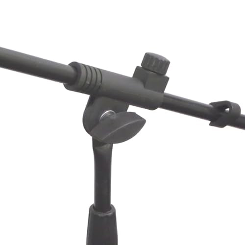 Microphone Boom Arm Stand Combo, Black, Performance Plus (MSB1) | Portable, Folding Tripod, Microphone Stand and Boom Arm