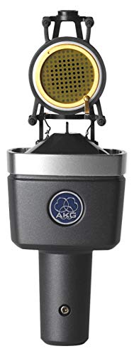 AKG C214 Professional Large-Diaphragm Studio Condenser Mic Recording Mic Bundle with Audio Technica ATH-M30X Monitor Headphones and Rockville RockShield 1 Mic Isolation Shield