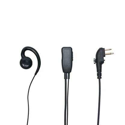 5-Pack PD500 MIC PTT Earpiece Headset Compatible with Hytera Walkie Talkie