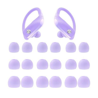 Klowcok Silicone Eartips Replacement for bmani T16 / bmanl T16 Earbuds | 9 Pairs, S/M/L, Purple