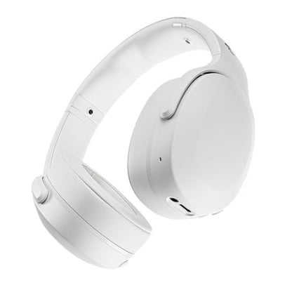 Skullcandy Crusher Evo Wireless Multi-Sensory Bass Headphones - Bone | Bluetooth, Noise Isolating Over-Ear Fit, 40 Hours Battery, Microphone, Working Out, Gym, Travel, Studying, Music - color: Bone