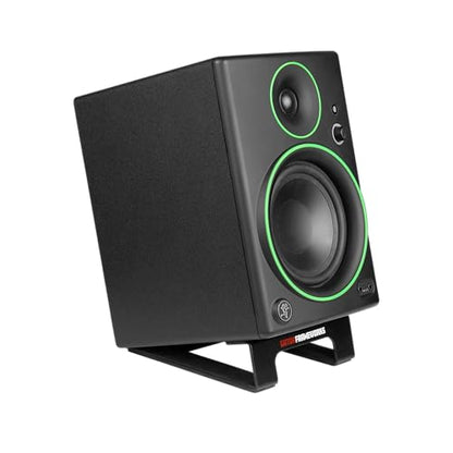 Gator Frameworks Desktop Wedge Stands for Small to Medium-Size Computer Speakers & Studio Monitors – Set of 2 (GFW-SPKSTMNDSK-WDG) - style: Wedge Style