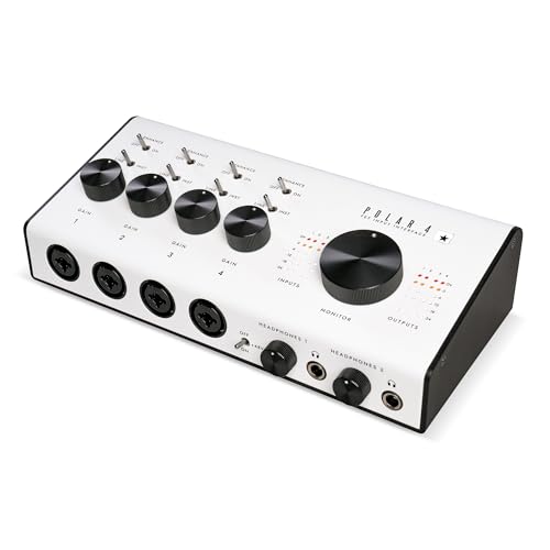 Blackstar Polar 4, 4 channel 4-in/8-out USB-C Guitar Audio Interface w/ 4 | Microphone Preamps and 2 Headphone Outputs