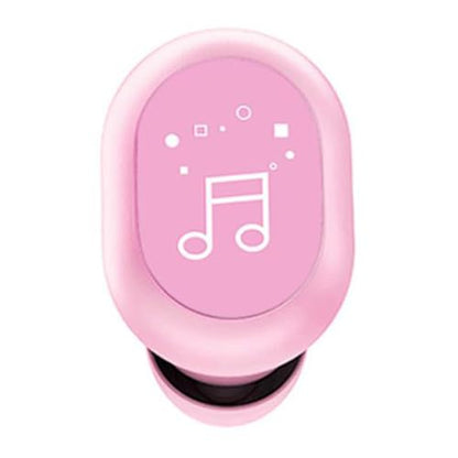 Fabater Single Ear Bluetooth Headset, BT 5.0 3 Hour Playtime Mini Wireless Earbuds, Truck Driver Headset with Touch Control Dual Interconnection IPX4 Sweatproof for Smart Phones PC TV (Pink) - color: Pink