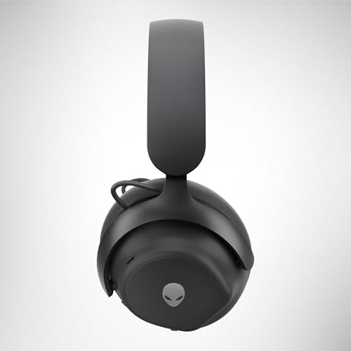 Alienware Pro Wireless Gaming Headset, ANC | 2.4GHz Radio, 50mm Graphene Drivers, Hi‑Res Audio, 20Hz‑40kHz, Transparency Mode, Dark Side of the Moon - color: Dark Side of the Moon