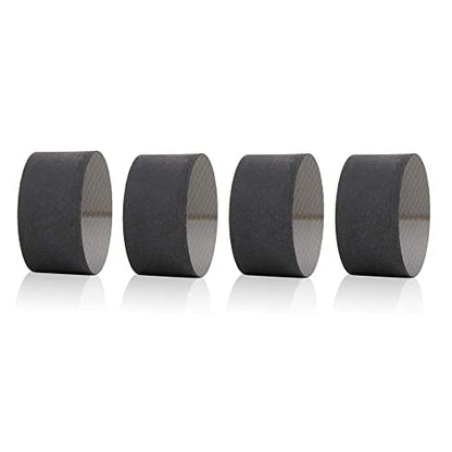Monosaudio Carbon Fiber Speaker Spike Floor Protectors Speaker Isolation Feet 40x20mm Speaker Spike Floor Protectors Pad Stand for Audio,Speakers,Subwoofers,Amplifier,DAC,PC Case,Turntable(Black) - size: 40x20mm