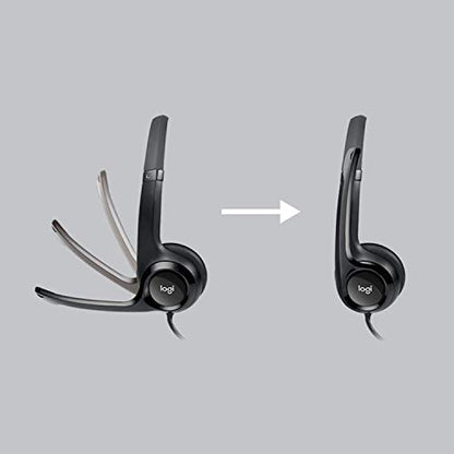 Logitech New logitech h390 USB Headset with noisecanceling Microphone Bulk Packaging, 5.8 Ounce