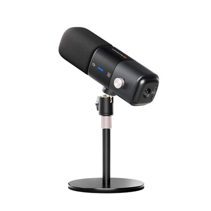 AM15X Dynamic Microphone for PC with USB/XLR, Noise Cancellation | 24-Bit/48kHz Audio, Headphone Monitoring, Mute, Gain Control and Desk Stand for Podcasting, Streaming & Gaming