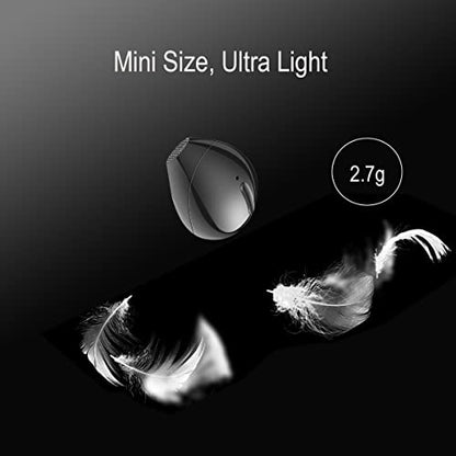 Mini Bluetooth Earpiece Wireless, Single Bluetooth Earbuds with Charging Case 6 Hrs Playtime, Headset Hands-Free with Microphone for iOS Android Smart Phones Voice Calls PC (Single-Black) - color: Single-Black