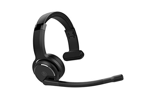 Rand McNally ClearDryve 210 Premium 2-in-1 Wireless Headset for Clear Calls with Noise Cancellation, Long Battery Life, All-Day Comfort, Black - style: On-ear