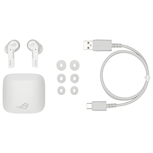 ASUS ROG Cetra True Wireless Gaming Headphones (Moonlight White)
