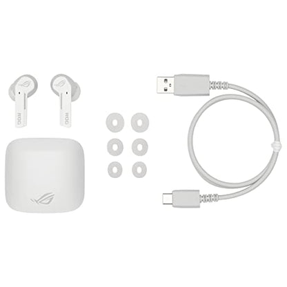 ASUS ROG Cetra True Wireless Gaming Headphones (Moonlight White)