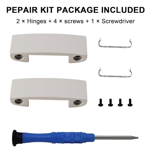Adhiper Hinge Replacement Metal Repair Parts for Beats Studio Pro Headphone | Studio Pro Durable Repair Kit Replacement Headband Metal Folding Hinge Clip Cover Pin Repair Parts Set,Sandstone - color: Sandstone