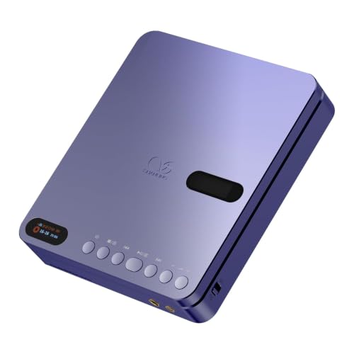 SHANLING EC Play Portable Hi-Fi CD Player Purple | Dual CS43198 DAC, SGM8262, 384kHz/32bit, DSD256 700mW Output, Two-Way Bluetooth 6.0, 12H Battery, 4.4mm/3.5mm/Coaxial Output - color: EC Play Purple