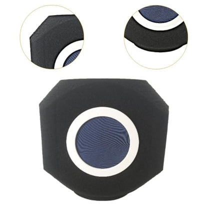 Wind Screen Acoustic Sound Absorbing Reflection for Vocal Booth, Blue