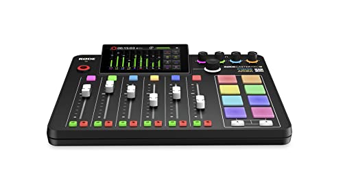 Rode Rodecaster Pro II Podcast Production Console & Rode PodMic Cardioid Dynamic Broadcast Microphone