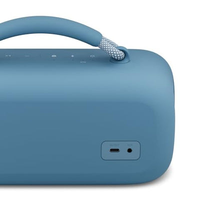 Bose SoundLink Max Bluetooth Speaker - Portable Wireless Party Speaker, IP67 Waterproof, Rope Handle, Up to 20 Hours of Playtime, USB-C, Built-in 3.5mm AUX Input, Blue Dusk - color: Blue Dusk