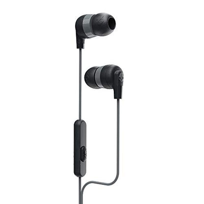 Skullcandy Ink’d+ Wired Earbuds with 3.5mm AUX Plug - Black | Noise Isolating Fit, Wired Connection, In-Line Microphone Call and Track Control, Ear Gel Sizes for Custom Fit, Travel Ready - color: Black