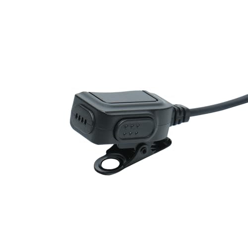 Walkie Talkie Earpiece with PTT Mic 2-Pin K-Type Headset Compatible with Baofeng UV-5R UV82 UV82HP BF-F8HP BF-888S Retc RT21 RT22 RT68 H777S Kenwood NX-1300 TK-3140 Two Way Radios,2 PCS ﻿