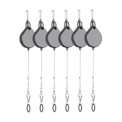 Portable Cable Degree Rotation Pulley System Heavy Duty Silent Pulley Retractable Design Suitable for Gaming Family Room