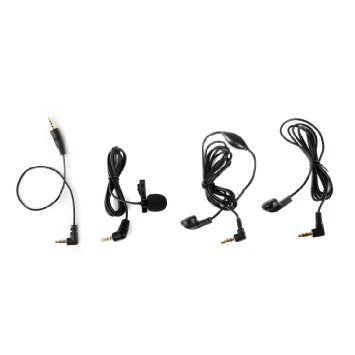 Movo 2.4GHz Wireless Lavalier Microphone System for Canon EOS 90D, 80D, 77D, 70D, 60D, 7D, 6D, 5D, 1D, R10, R6, R7, R5, R3 Digital Rebel SL3, SL2, SL1, T8i, T7i, T6i, DSLR Cameras