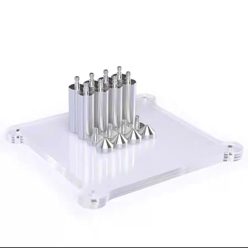 Transparent HiFi Racks Desktop Media Stand, Small Audio Component Rack, Mini AV Media Storage Cabinet, Acrylic Desk Shelf Organizer Stereo Tower(Clear) - color: Clear