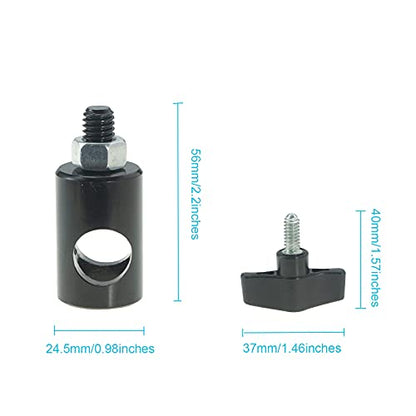 WELLMAKING 2PCS Rapid Adapter 3/8" Screw Mount Bracket for Light Stands | designed for DSLR cameras, boom arms and studio lighting accessories & stable mounting solutions for photography setups.