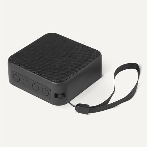 Amazon Basics Bluetooth Speaker Wireless, IPX5 Waterproof, 6 Hour Playtime, Compact Size for Home, Outdoor, Black