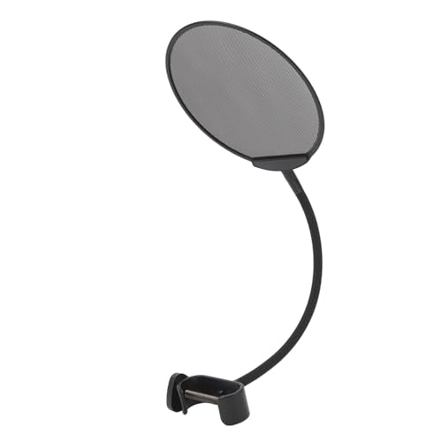 Tbest Microphone Dual Layer Wind Screen Aluminum Alloy
