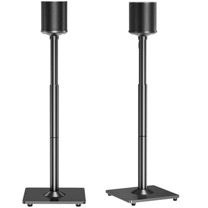 MOUNTUP Speaker Stands for Sonos Era 100, Sonos One, One SL, Play:1, Height Adjustable 35"-43" Floor Standing Speaker Stands Pair with Cable Management, Ear Level Surround Sound, 11lbs Loading, MU9146