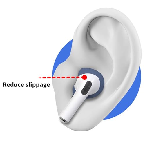 Protective Cover Ear Tips Case for Dedicated Earbuds Soft Silicone Sleeve Perfectly Fit Scratch Resistance Shock - color: Black