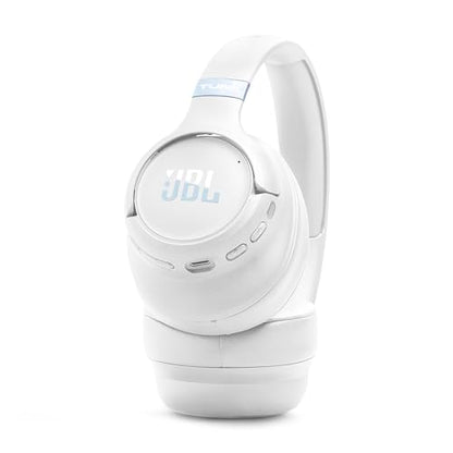 JBL Tune 780NC - Noise Cancelling Headphones - White | Hi-Res JBL Pure Bass Sound plus Spatial Sound, Adaptive Noise Cancelling with Smart Ambient - color: White