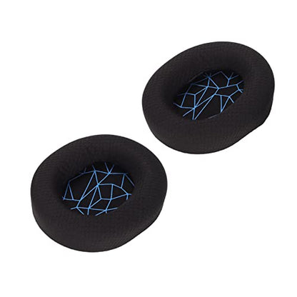 Replacement Ear Cushion Pads with Memory Foam Protein Leather for 3 5 7 Pro ATH M40X M50X MDR 7506 Cloud 2 Black V2 (Black earpads with Screen) - color: Black earpads with screen