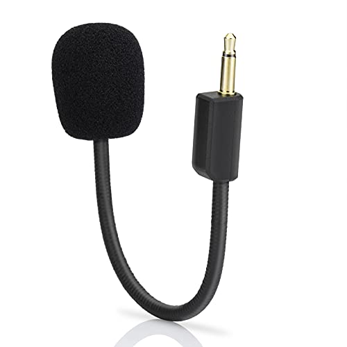 LEFXMOPHY Blackshark V2 Mic Replacement for Razer BlackShark V2 and V2 Pro Wireless Gaming Headset 3.5mm Detachable Game Boom Microphone with Foam - color: Black Standard 1-Pack