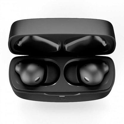 Urbanista Hybrid Active Noise Cancelling Wireless Earbuds, Deep Bass Splash Resistant Headphones, Bluetooth Multipoint Earphones, Transparency Mode, Wireless Charging Case, Atlanta, Midnight Black
