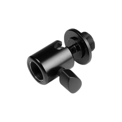 Gator Frameworks Ball-and-Socket Head Microphone Adapter with Angle Adjustment, (GFW-MIC-BALLHEAD-MT)