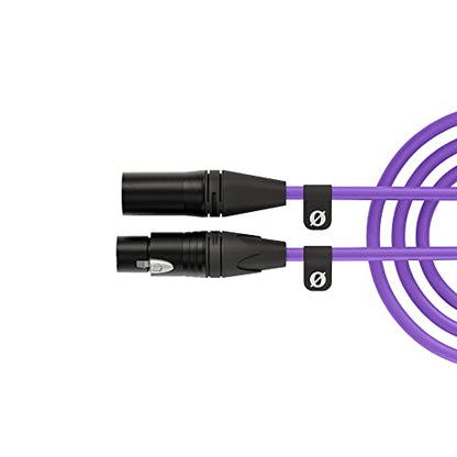 RØDE XLR-3 Premium XLR Cable (3m, Purple) - color: Purple
