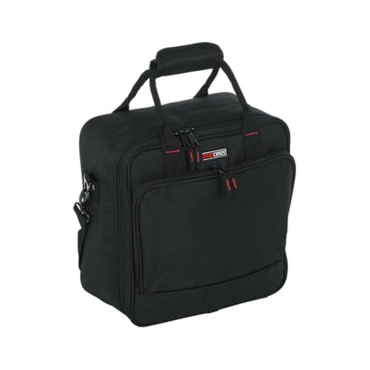 Gator Cases 12 x 12 x 5" Padded Mixer Carry Bag (G-MIXERBAG-1212) | Fits Compact Small Format Mixers, Dual Layer Padding, Organized Cable Storage, Adjustable Removable Shoulder Strap - size: 12"x 12"x 5.5", style: Small Format